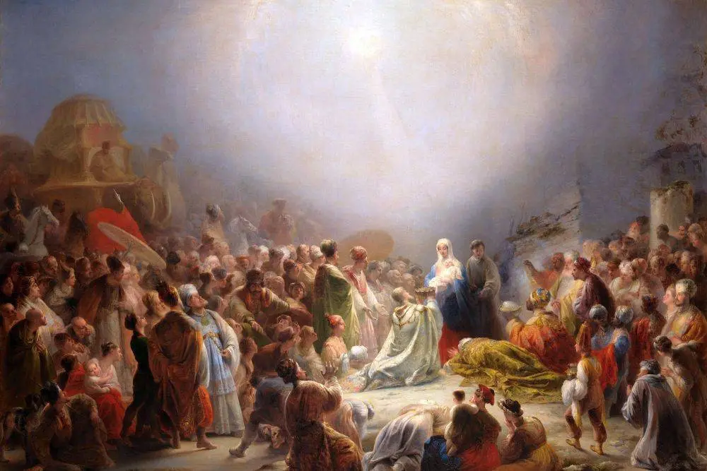 Adoración de los Magos; Domingos Sequeira, Museo Nacional de Arte Antiguo (Lisboa, Portugal)