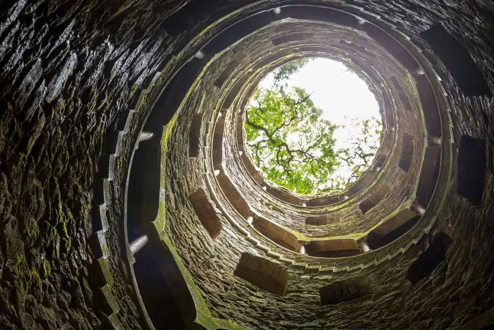 Pozo Iniciático de Quinta da Regaleira en Sintra, Portugal